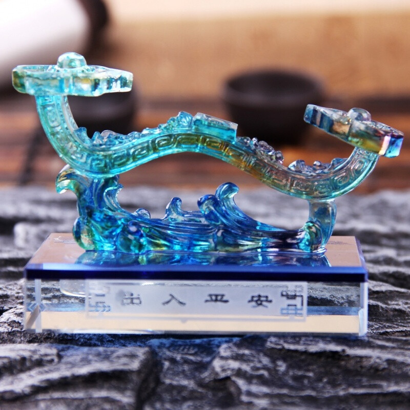 幻海 新款琉璃如意車(chē)用香水座 車(chē)載擺件車(chē)飾汽車(chē)香水創(chuàng)意擺件