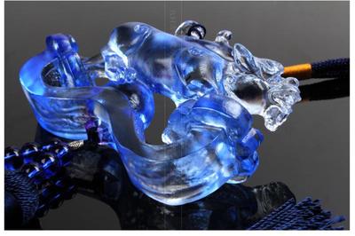 汽車(chē)掛件琉璃汽車(chē)掛飾招財(cái)納福內(nèi)車(chē)飾掛件平安汽車(chē)飾品貔貅如意